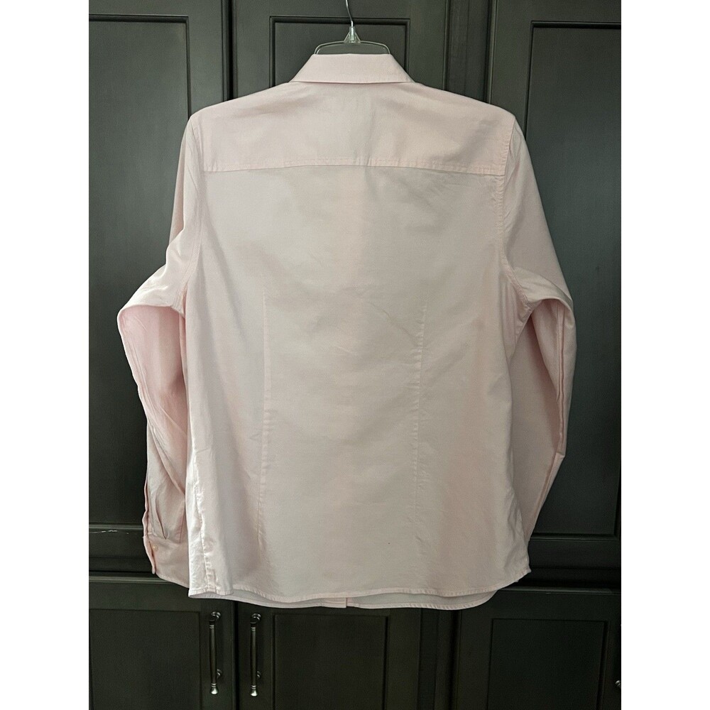 Vineyard Vines Women’s 14 Pink Cotton Long Sleeve Classic Oxford Shirt - Picture 4 of 11